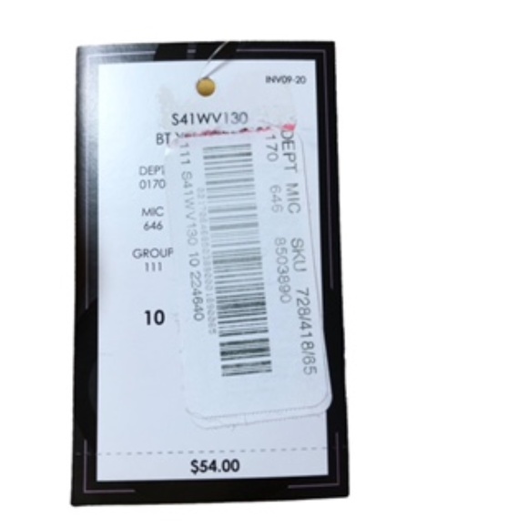 NWT Investments Mustard Yellow 3/4 Cuffed Sleeve Button Front Tunic Size 10 - Picture 7 of 7